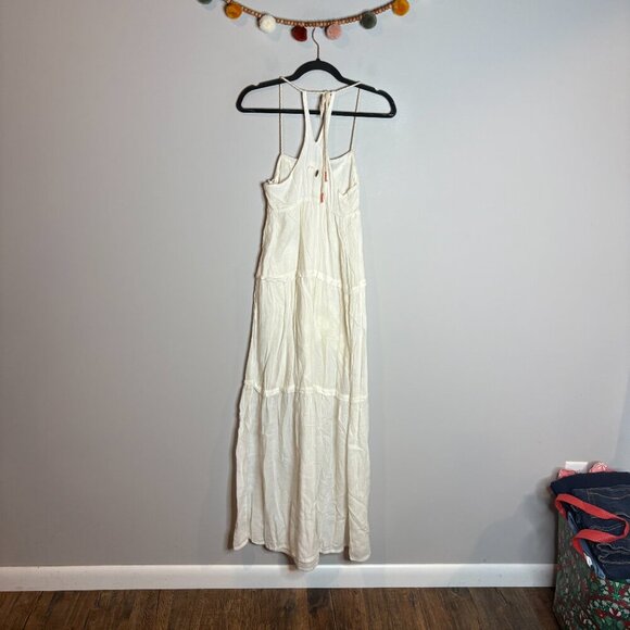 Quiksilver Chula Vista Embroidered Ivory Maxi Dress - Picture 5 of 7